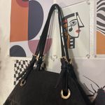 Michael Kors  Black Jet Set Grab Bag Monogram Shoulder Bag Photo 1