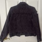 Highway Jeans  Charcoal Denim Jacket distressed size, medium Photo 4