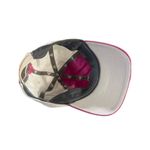 Adidas  Pink & White Cotton Adjustable Strapback Hat For Women Photo 6