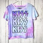 KISS Juniors Cropped Graphic Tie Dye Short Sleeve Tee (M7 Photo 0