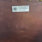 BROWN AND YELLOW LEATHER HAND BAG DETAILS ARE UNIQUE AND CHIC MADE IN PARAGUAY Photo 8