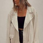 Free People Rebel Knit Oversized Moto Jacket Photo 4