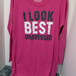 Victoria's Secret I LOOK BEST UNDRESSED Night Gown Sleepshirt Pajamas Small Photo 0