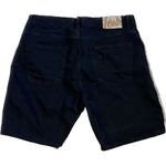 ZARA Womens size 20 five pocket, dark wash high rise, denim shorts Photo 4