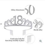 Babeyond brand 18th birthday silver tiara! New in box Photo 7