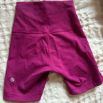 Lululemon  Biker Shorts 6" Magenta Wunder Train High-Rise Purple Pink Size 0 Photo 1