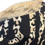 Cacique Abstract Leopard Print Lace Accent Trim Underwire Bra 42D Photo 3