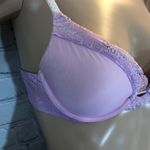DKNY Purple Lace Trim Padded Underwire Bra 34B Photo 4