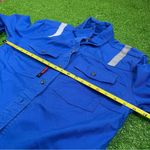 Red Wing Shoes Women’s XL Button Ip‎ Safety Reflective Workwear Utility Pockets Blue Photo 4