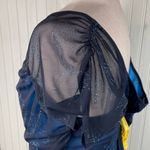 Taboo Vintage 90s Y2K Sparkly Mesh Dress Asymmetrical Hem Fairy Whimsigoth Midi Photo 8