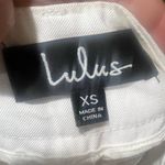 Lulus white casual dressy belted pants Size XS Photo 3