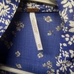 Free People  Serena Blouse Floral Flowy Photo 3