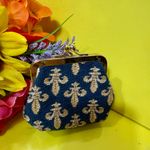Elegant Blue and Gold Women's Clutch Photo 1
