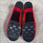 Women’s Red Chunky Heel Mary Jane Pumps Cute Bow & Hearts Round Toe Size 6 Red Photo 6