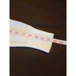 Loft Sweater Womens White Crochet Knit Size XS Long Sleeve Ribbed Solid Stretch Photo 9