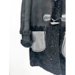 Coach Fall 2015 Black Sheepskin Duffle Coat w/ Hood Photo 10