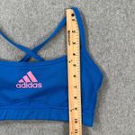 Adidas Climalite Cross Strap Sports Bra Women's Small Blue/Pink Climacool Photo 1