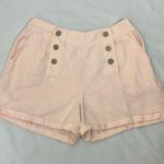 Venus Pink High Waist linen and cotton fabric blend Shorts woman’s size 10 Photo 0