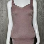 Wow Couture Nwt In style boutique wow contour glitter pink metallic bodycon dress sz small s Photo 8