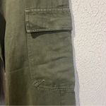 ZARA  Green Cotton High Waisted Cargo pants size 2 Photo 6