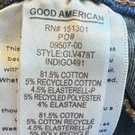 Good American  Power Stretch Pull-On Skinny Jeans Dark Wash Size 3 Large Women's Photo 8