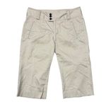 Banana Republic  6 Martin Fit Capris Stretch Beige Khaki Summer Resort Vacation Photo 1