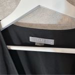 Tart  Isono Poly Silk Wrap Mini Dress Long Sleeve Elegant Black Medium NWT Photo 11