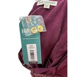 Earthbound Trading Co Romper Hooded Boho Print Burgundy Gold Women's XXL NWT Red Photo 7