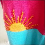 The Quacker Factory Beach Cardigan Short Sleeve Women Large Sun Sequin Beaded Photo 8