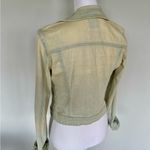 Elle Acid Wash Denim Jacket | Long Crop Length | Size S | EUC Photo 6