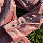 White House | Black Market Pink Velvet One Button Blazer Jacket Photo 4