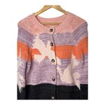 Maeve Anthropologie Birdie Cardigan Sweater Wool Blend Cottage Women Size XS Photo 5