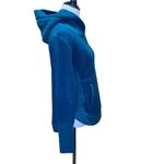 Alo Teal Pullover Shelter Poncho Sherpa Fleece Hoodie Size Small Green Photo 6