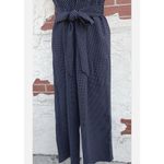 Banana Republic NEW Polka dot  v neck retro jumpsuit bow belt Photo 7