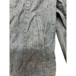 Theory  Lightweight Linen Denim Cropped Jacket Size Small Photo 2