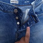 Warp + Weft Jeans Distressed Button Fly CDG Paris Cigarette Size 25x26 Blue Photo 10