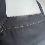 Vintage Jody California Dress Size 5 Beaded Pleated Made in USA Black Photo 4