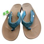 Sanuk NWT Cosmic Yoga Mat Women's Sandal Size 11 Deep Teal Comfort Summer Beach Photo 0