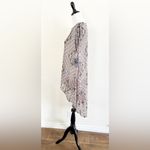 Chic Geometric Print Tunic Top Pink Size M Photo 1