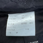 Women's Brioni 100% Cashmere Cecelia Blazer Houndstooth Black White Gold Size 12 Photo 6