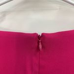 AB Studio women’s pink jersey sheath sleeveless zip knee formal business dress Photo 4