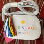 Kate Spade Authentic  pebbled leather 🌈logo zip crossbody Photo 1