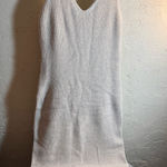 Cable & Gauge Maxi Sweater dress Ivory Oatmeal LG Photo 0