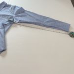 LL Bean Blue Floral Wrinkle Free Pinpoint Oxford Long Sleeve Button Shirt SMALL Photo 7