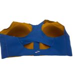 Brooks  Blue Dare Zip Front 2.0 DriLayer Sports Bra Size 40DD/E Photo 5
