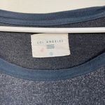 Sol Angeles  The Center navy crewneck sweatshirt boat neck pullover vintage wash Photo 6