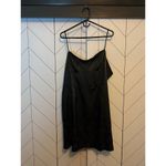 BP Women’s Plus Size 3X Black Satin Jacquard Floral Corset Mini Slip Dress Sexy Photo 2