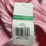 kim rogers  Pink Cable Knit Open Front Cardigan NWT Photo 6