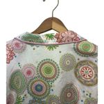 Bed Head Pajamas PJ Button Up Top Women's Large Medallions Whimsy Multicolor Photo 8