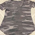 Z Supply  Camo Pocket Tee in Gray Camouflage Burnout Triblend Size Small Photo 0